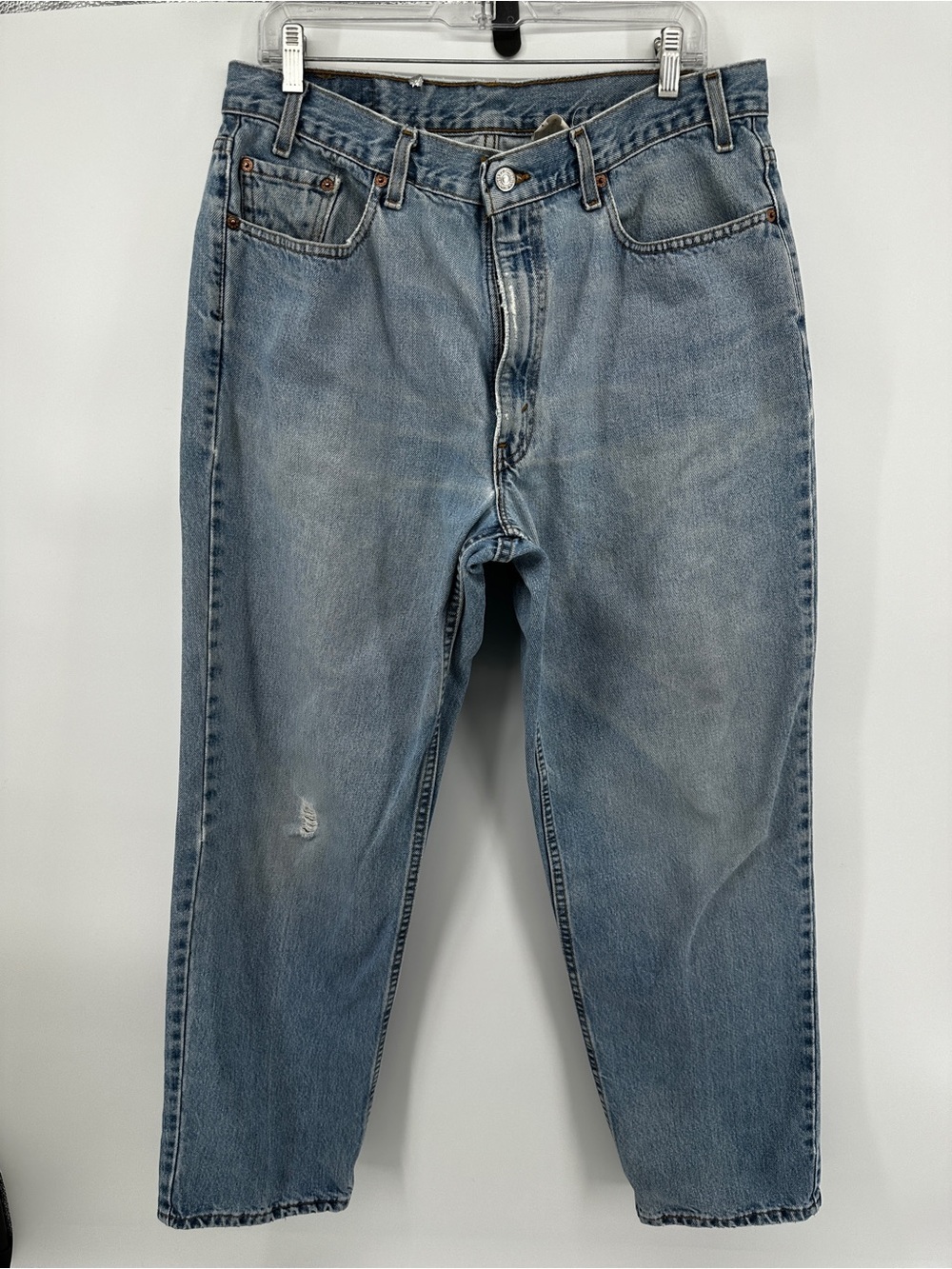 Levi's 550 VTG Y2K 90s Grunge Streetwear Light Wash Relaxed Men's Jeans Sz38/32
